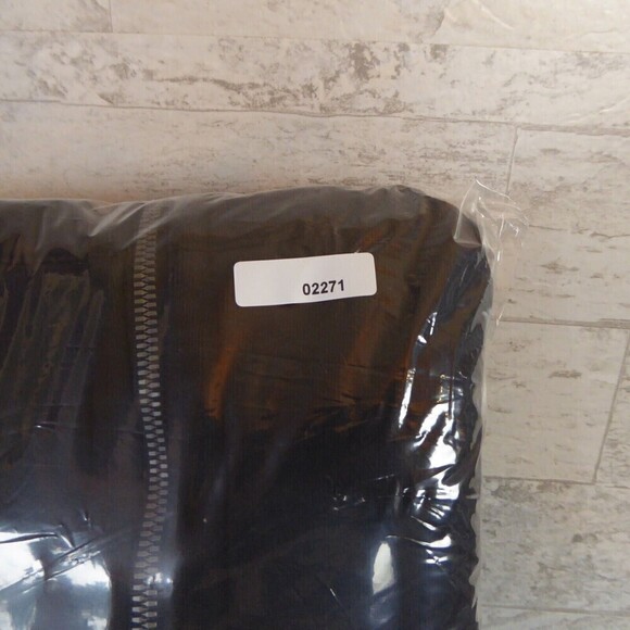 Zyia Active Hoodie Women's Large Black Hooded Sweatshirt Jacket Full Zip Long - Picture 11 of 11